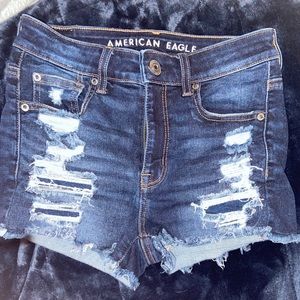 American eagle jean shorts